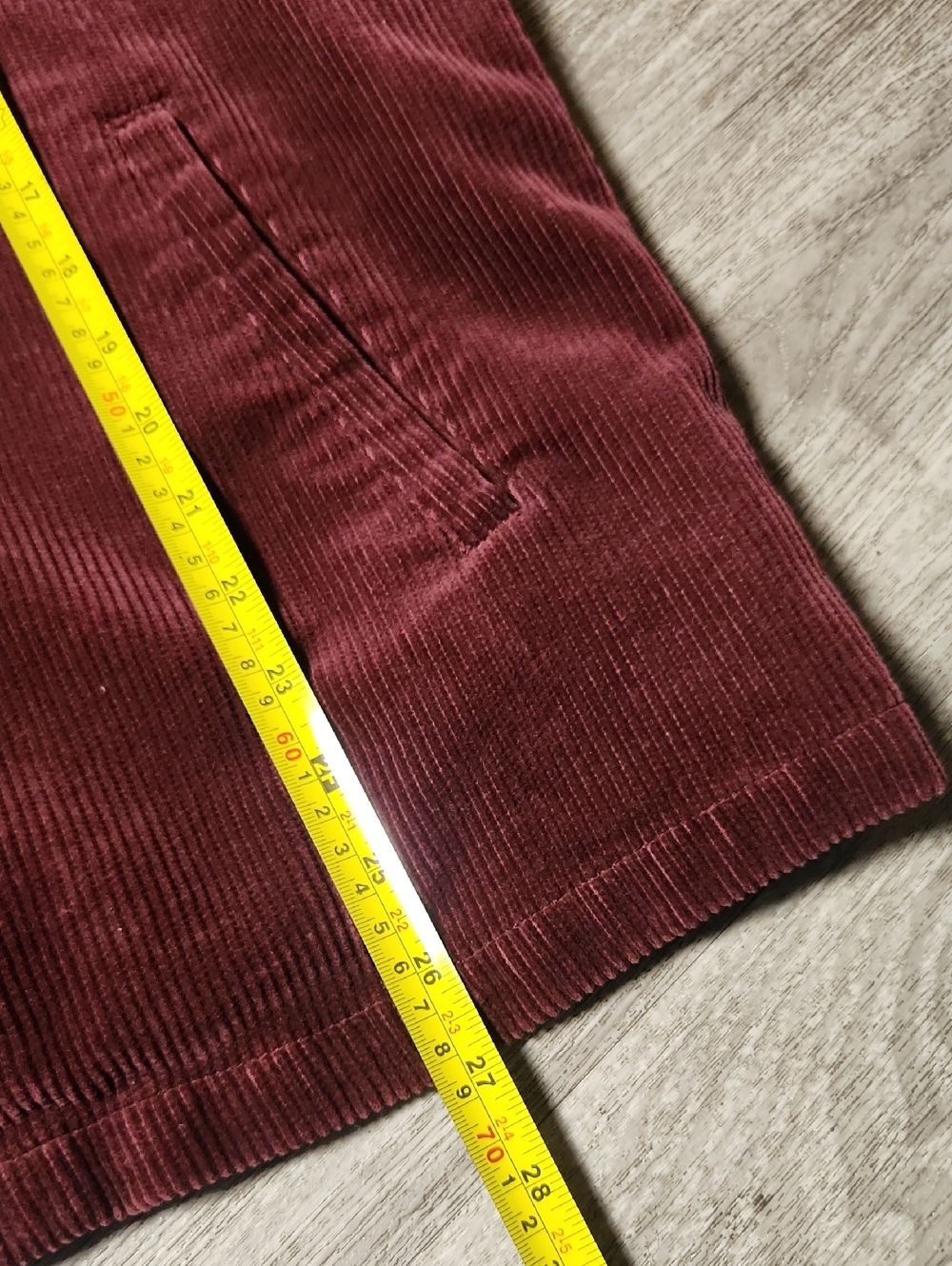 Brixton Burgundy/Plum Corduroy Zip Jacket with Logo Patch - Picture 10 of 11